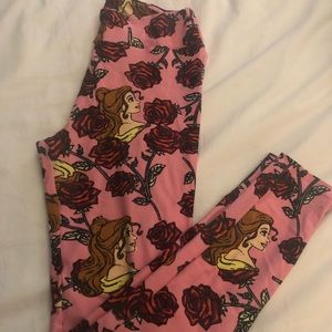 Lularoe Disney Belle Leggings